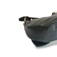 Bolsa Balenciaga Le Cagole Croco Verde Musgo 