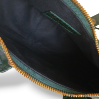 Bolsa Balenciaga Le Cagole Croco Verde Musgo 