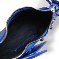 Bolsa Balenciaga Le Cagole Azul Metalizada Bolsa Balenciaga Le Cagole Azul Metalizada