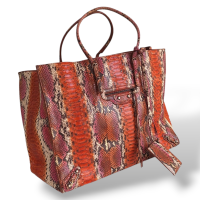 Bolsa Balenciaga Python Colorida 