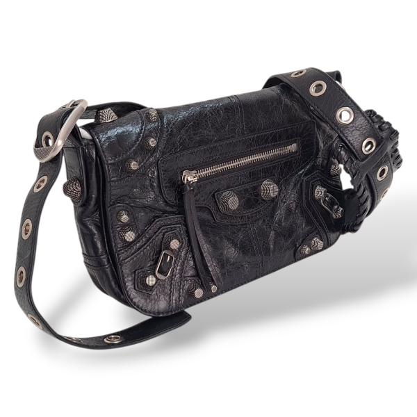 Bolsa Balenciaga Motorcycle City Preta