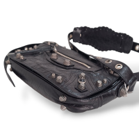 Bolsa Balenciaga Motorcycle City Preta