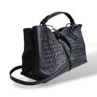 Bolsa Bottega Veneta Napoli Preta