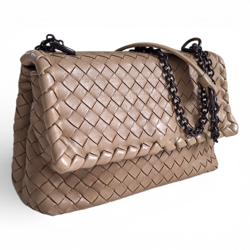 Bolsa Bottega Veneta Olimpia Bege 