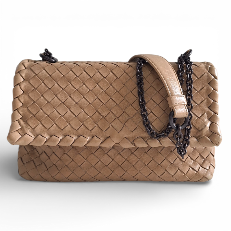 Bolsa Bottega Veneta Olimpia Bege 