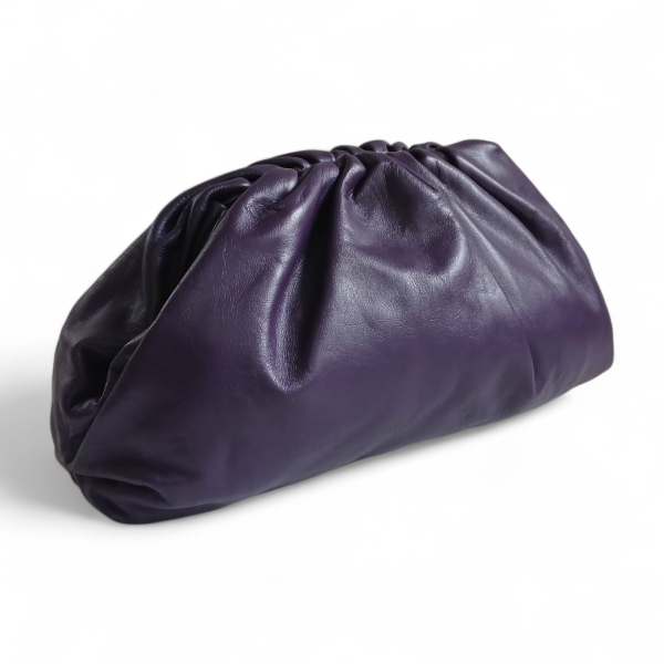 Clutch Bottega Veneta The Pouch Roxa 