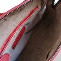 Bolsa Bottega Veneta Nodini Franja Vermelha