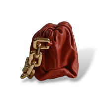 Bolsa Bottega Veneta Pouch Chain Terracota