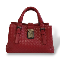 Bolsa Bottega Veneta Roma Vermelha 