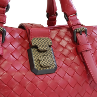 Bolsa Bottega Veneta Roma Vermelha 