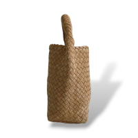 Bolsa Bottega Veneta Cabat Bucket Suede Bege