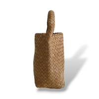 Bolsa Bottega Veneta Cabat Bucket Suede Bege