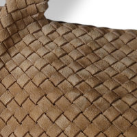 Bolsa Bottega Veneta Cabat Bucket Suede Bege