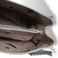 Bolsa Bottega Veneta Cinza Double Chain Bolsa Bottega Veneta Cinza Double Chain