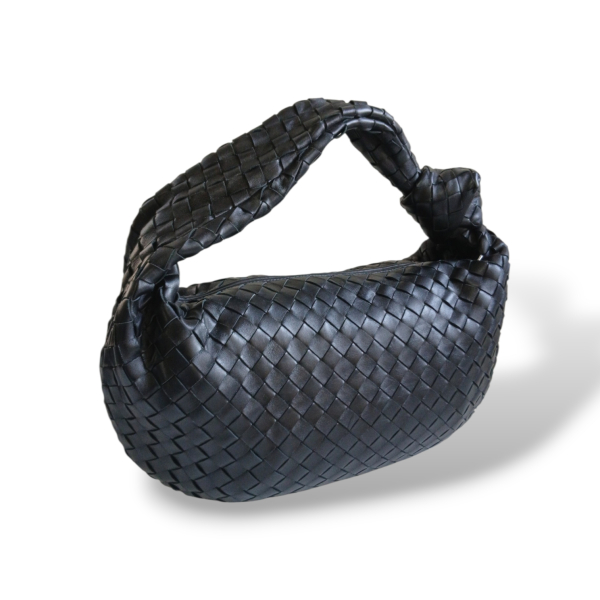 Bolsa Bottega Veneta Jodie Classic Fondant Preta