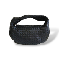 Bolsa Bottega Veneta Jodie Classic Fondant Preta Bolsa Bottega Veneta Jodie Classic Fondant Preta