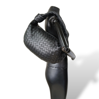 Bolsa Bottega Veneta Jodie Classic Fondant Preta Bolsa Bottega Veneta Jodie Classic Fondant Preta