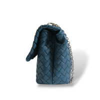 Bolsa Bottega Veneta Olimpia Azul Petróleo
