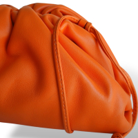 Bolsa Bottega Veneta Mini Pouch Laranja Bolsa Bottega Veneta Mini Pouch Laranja