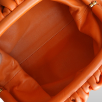 Bolsa Bottega Veneta Mini Pouch Laranja Bolsa Bottega Veneta Mini Pouch Laranja