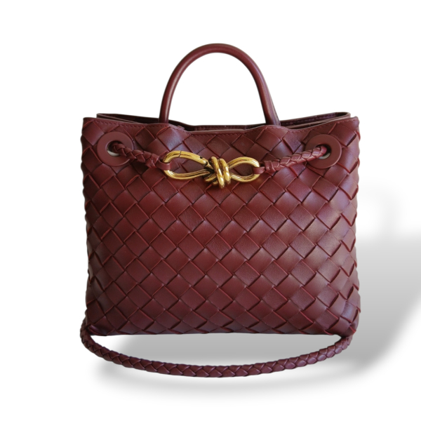 Bolsa Bottega Veneta Andiamo Vinho