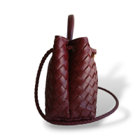 Bolsa Bottega Veneta Andiamo Vinho Bolsa Bottega Veneta Andiamo Vinho