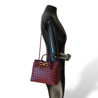 Bolsa Bottega Veneta Andiamo Vinho Bolsa Bottega Veneta Andiamo Vinho