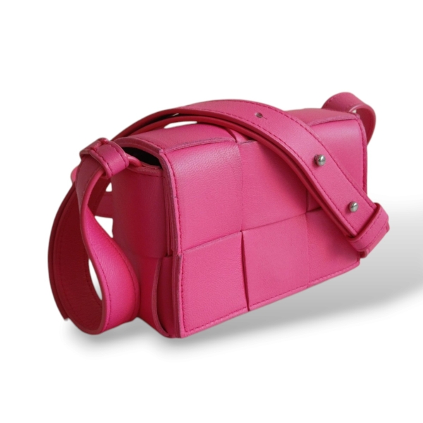 Bolsa Bottega Veneta Cassette Mini Rosa