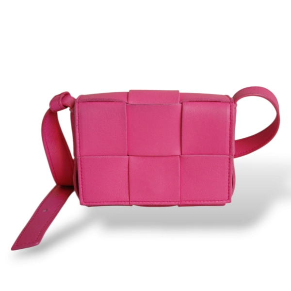 Bolsa Bottega Veneta Cassette Mini Rosa