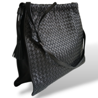 Bolsa Bottega Veneta Intrecciato Preta