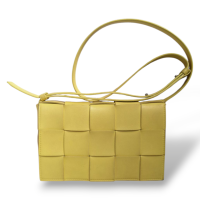 Bolsa Bottega Veneta Cassete Amarela