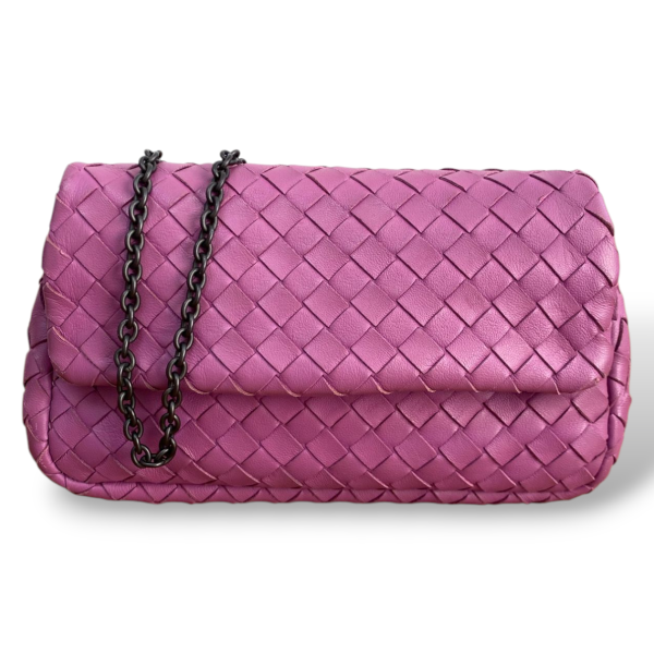 Bolsa Bottega Veneta Intrecciato Mini Messenger 