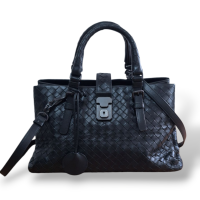 Bolsa Bottega Veneta Roma Preta 
