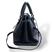 Bolsa Bottega Veneta Roma Preta 