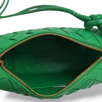Bolsa Bottega Veneta Camera Loop Mini Verde 
