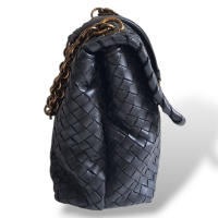 Bolsa Bottega Veneta Olimpia Preta 