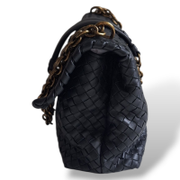Bolsa Bottega Veneta Olimpia Preta 