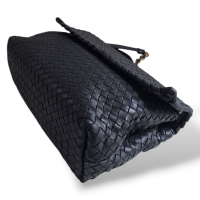 Bolsa Bottega Veneta Olimpia Preta 