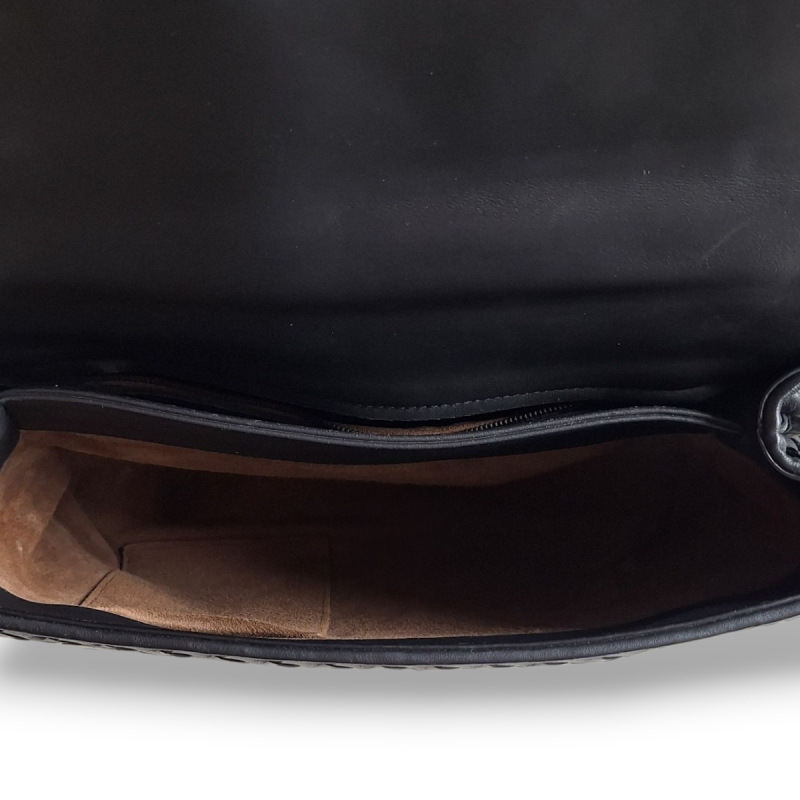 Bolsa Bottega Veneta Olimpia Preta 