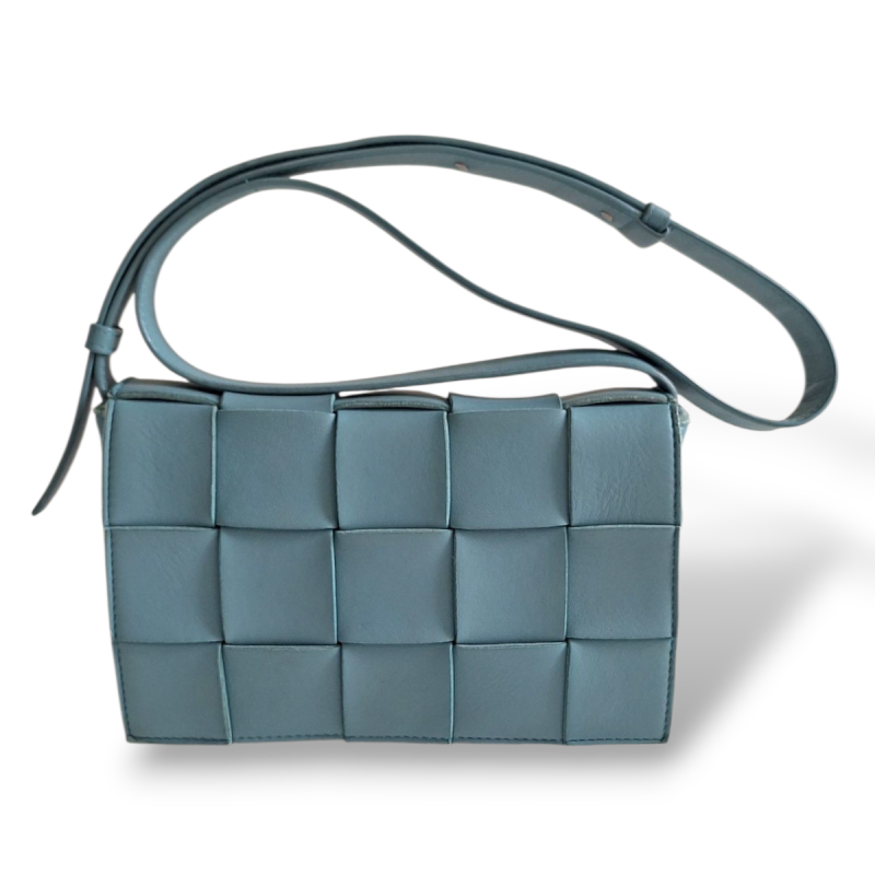Bolsa Bottega Venetta Cassette Azul  Bolsa Bottega Venetta Cassette Azul