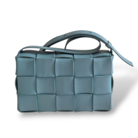 Bolsa Bottega Venetta Cassette Azul 