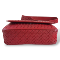 Bolsa Bottega Veneta Alumna Intrecciato Vermelha Bolsa Bottega Veneta Alumna Intrecciato Vermelha