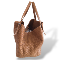 Bolsa Bottega Veneta Intrecciato Tote Bege  Bolsa Bottega Veneta Intrecciato Tote Bege
