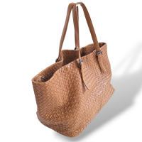 Bolsa Bottega Veneta Intrecciato Tote Bege  Bolsa Bottega Veneta Intrecciato Tote Bege