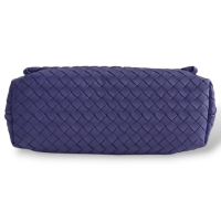 Bolsa Bottega Veneta Olimpia Intrecciato Média Lilás 