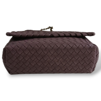 Bolsa Bottega Veneta Olimpia Intrecciato Pequena Lavanda