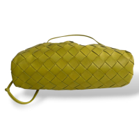 Mini Pouch Bottega Veneta Intrecciato Limão