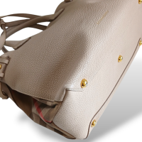 Bolsa Burberry House Check-Trimmed Banner Bege