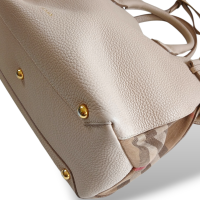 Bolsa Burberry House Check-Trimmed Banner Bege