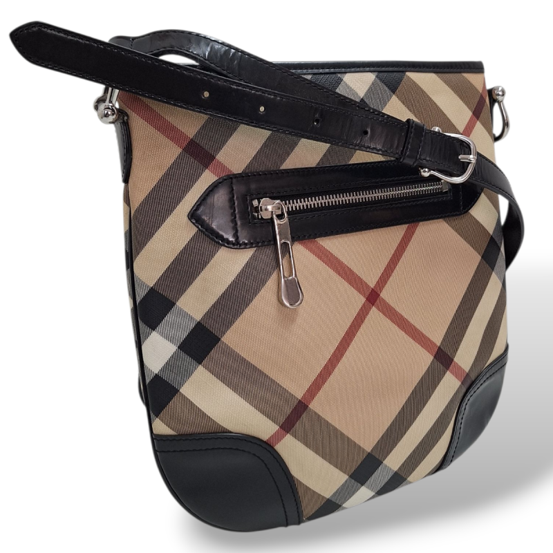 Bolsa Burberry Supernova Check Crossbody Dryden Canvas Bolsa Burberry Supernova Check Crossbody Dryden Canvas